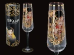 Kieliszek do szampana 220ml - G. Klimt, Pocałunek (CARMANI)