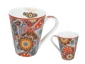 Kubek  z porcelany 370ml - Wzór marokański, Casablanca (CARMANI)