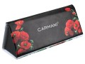 Etui na okulary, składane - Dekoracja kwiatowa, Maki (CARMANI)