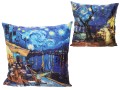 Poduszka z wypełnieniem/suwak - Inspirowana malarstwem V. van Gogh (CARMANI)