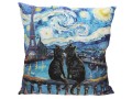 Poduszka z wypełnieniem/suwak - Inspirowana malarstwem V. van Gogh (CARMANI)
