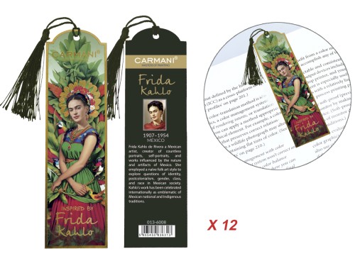 Kpl. 12 zakładek do książki - F. Kahlo (CARMANI)