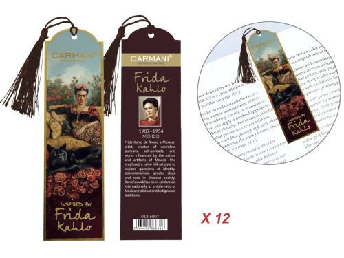 Kpl. 12 zakładek do książki - F. Kahlo (CARMANI)