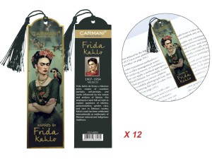 Kpl. 12 zakładek do książki - F. Kahlo (CARMANI)