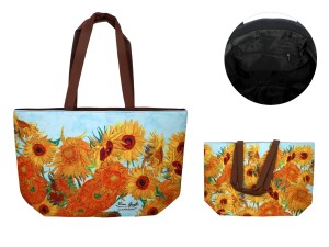 Torba na ramię, ok. 54x40x17cm - V. van Gogh, Słoneczniki (CARMANI)