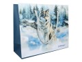 Mała, papierowa torebka prezentowa  do ok. 24x9x20cm Zima wszędzie (CARMANI)