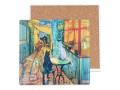 Podkładka ceramiczno-korkowa 10,5x10,5cm  - Inspirowane malarstwem V. van Gogh (CARMANI)