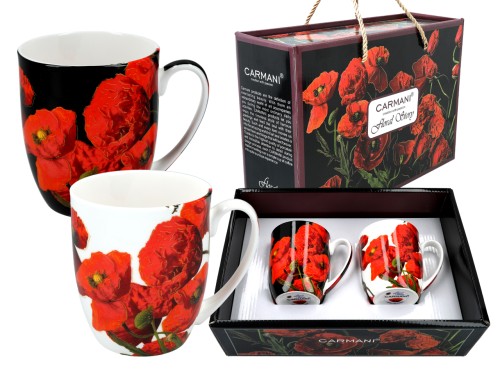 Kpl. 2 kubków 380ml - Floral story (CARMANI)