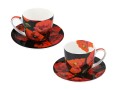 Kpl. 2 filiżanek  240ml ze spodkami - Floral story (CARMANI)