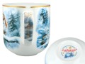Kubek świąteczny ok. 500ml - Zima wszędzie, Lisy (CARMANI)