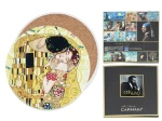 Podkładka ceramiczna, okrągła pod kubek - G. Klimt, Pocałunek (CARMANI)