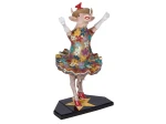 Krówka z tw. sztucznego - CowParade New York 2000, Dancing Diva (h=ok.15cm)