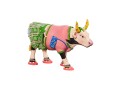 Krówka z tw. sztucznego - CowParade West Hartford 2003, Princess Preppy(ok. 9x14)