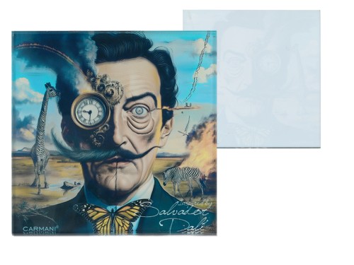 Podkładka szklana pod kubek - inspirowana malarstwem S. Dali (CARMANI)