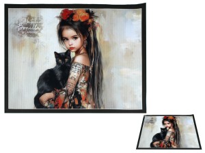 Podkładka na stół z tw. sztucznego - N. Bonilla, Kocie opowieści Luny (CARMANI)