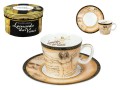 Filiżanka-espresso  90ml- L. da Vinci, Człowiek Witruwiański (CARMANI)