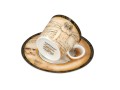 Filiżanka-espresso  90ml- L. da Vinci, Człowiek Witruwiański (CARMANI)