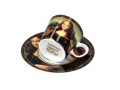 Filiżanka-espresso 90ml - L. da Vinci, Mona Lisa (CARMANI)