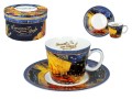 Filiżanka-espresso 90ml - V. Van Gogh, Taras Kawiarni w Nocy (CARMANI)