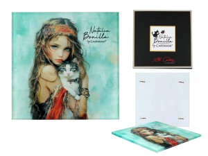 Podkładka szklana pod kubek - N. Bonilla (CARMANI)