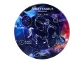 Kpl. 4 podkładek ceramicznych, okrągłe 10,5cm - Znaki zodiaku, Strzelec (CARMANI)