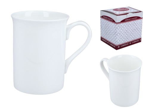 Porcelanowy kubek Classic, 350ml/biały (CARMANI)