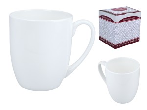 Porcelanowy kubek Camio, 400ml/biały (CARMANI)