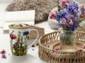 Kubek 600ml z sitkiem i przykrywką - L. Lozano, Łąka kwietna (CARMANI)