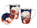 Kubek 600ml z sitkiem i przykrywką - L. Lozano, Lady`s Floral Symphony (CARMANI)