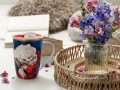 Kubek 600ml z sitkiem i przykrywką - L. Lozano, Lady`s Floral Symphony (CARMANI)