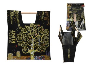 Torba z drewnianym uchwytem - G. Klimt (CARMANI)
