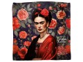 Apaszka z taminy 50x50cm - Inspirowana malarstwem F. Kahlo (CARMANI)