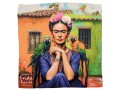 Apaszka z taminy 50x50cm - Inspirowana malarstwem F. Kahlo (CARMANI)