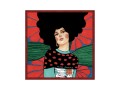 Apaszka z taminy 50x50cm - H. Ozdemir, Still don`t know my name (CARMANI)