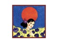 Apaszka z taminy 50x50cm - H. Ozdemir, Waste away the night (CARMANI)