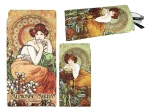 Etui na okulary, miękkie 9x18cm - A. Mucha, Kamienie Szlachetne, Topaz (CARMANI)