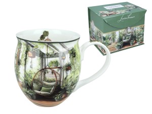 Kubek beczka  475ml - L. Lozano, Ogród zimowy (CARMANI)