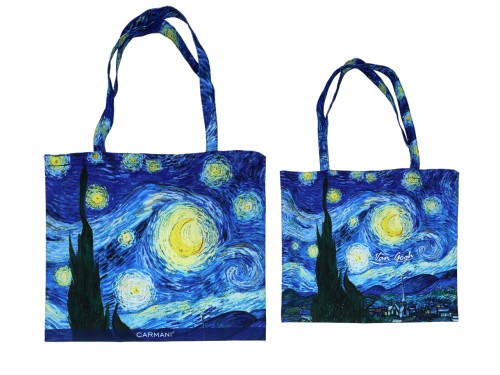 Torba śniadaniowa z tw. sztucznego - van Gogh, Gwiaździsta Noc (CARMANI)