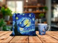 Torba śniadaniowa z tw. sztucznego - van Gogh, Gwiaździsta Noc (CARMANI)