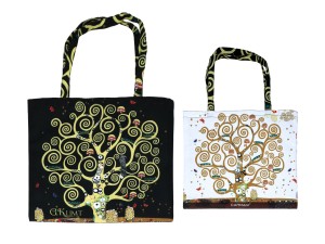 Torba śniadaniowa z tw. sztucznego - G. Klimt, Drzewo życia (CARMANI)