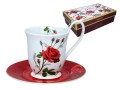 Filiżanka ze spodkiem  220ml - L. Lozano, Lady`s Floral Symphony (CARMANI)