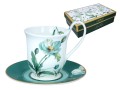 Filiżanka ze spodkiem  220ml - L. Lozano, Lady`s Floral Symphony (CARMANI)