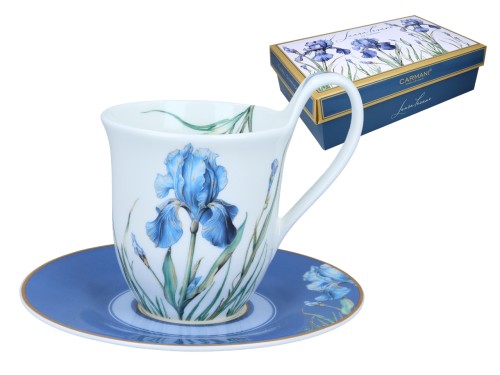 Filiżanka ze spodkiem  220ml - L. Lozano, Lady`s Floral Symphony (CARMANI)