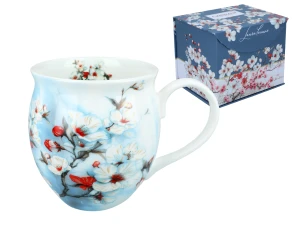 Kubek beczka  475ml - L. Lozano, Kwitnący krzew (CARMANI)