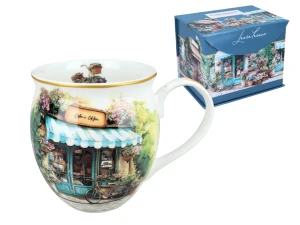 Kubek beczka 475ml - L. Lozano, Coffee & Flowers (CARMANI)