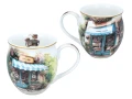 Kubek beczka 475ml - L. Lozano, Coffee & Flowers (CARMANI)