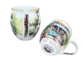 Kubek beczka 475ml - L. Lozano, Coffee & Flowers (CARMANI)
