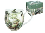 Kubek beczka 475ml - L. Lozano, Ogród zimowy (CARMANI)