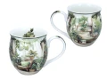 Kubek beczka 475ml - L. Lozano, Ogród zimowy (CARMANI)