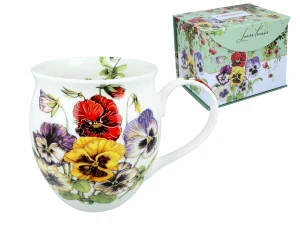 Kubek beczka  475ml - L. Lozano, Bratki (CARMANI)